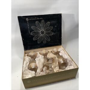 Vintage Libbey Gold Leaf Cocktail Glasses NIB Set of 6